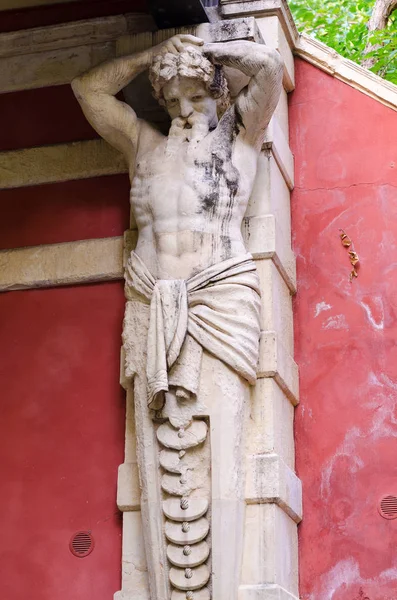 Estatua del Atlante en Catania, Italia . — Foto de Stock