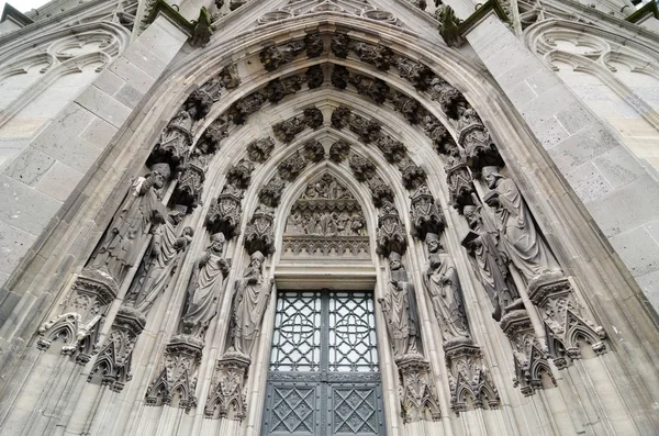 Cologne Cathedral Entrance Portal — Stock Photo, Image