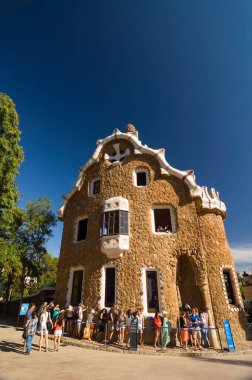 Park Guell mimar Antoni Gaudi Barcelona, Catalonia, İspanya tarafından.