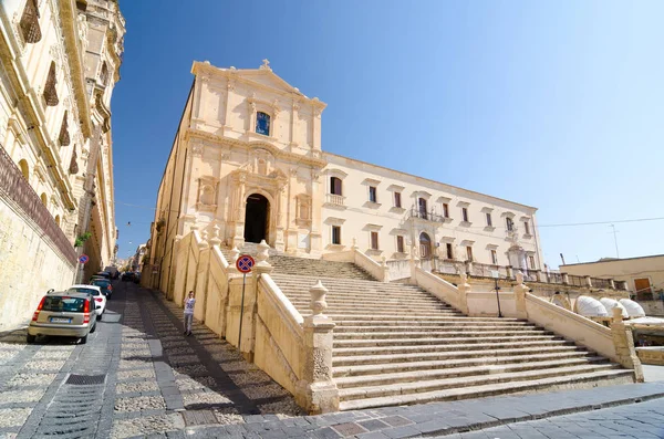 Iglesia de San Francisco Inmaculado en el Noto, Sicilia, Italia — Foto de Stock
