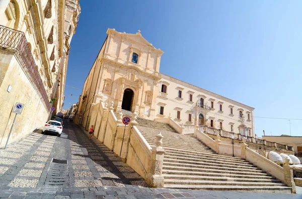 Iglesia de San Francisco Inmaculado en el Noto, Sicilia, Italia — Foto de Stock