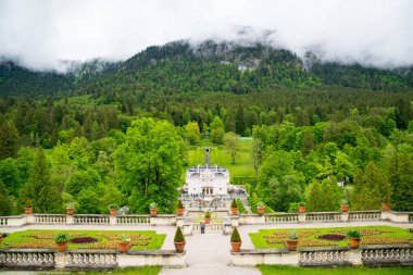 Linderhof Sarayı. Bavyera, Almanya
