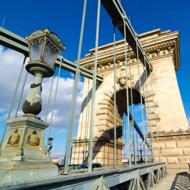 Macaristan, Budapeşte 'deki Szechenyi Zincir Köprüsü