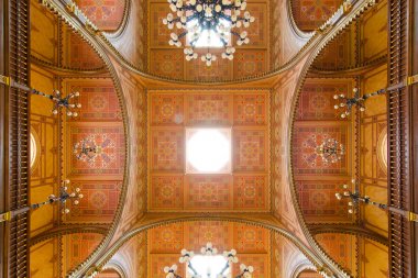 Tavan Dohany Sokağı Sinagogu Budapeşte, Macaristan.
