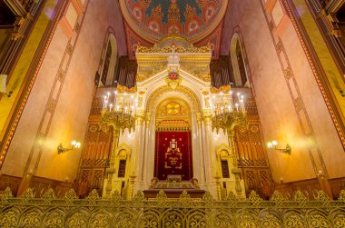 İç Dohany Sokağı Sinagogu Budapeşte, Macaristan.