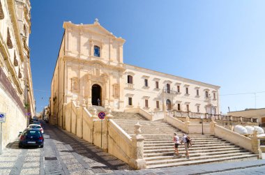 Kilisesi, Saint Francis Noto, Sicilya, İtalya'da tertemiz