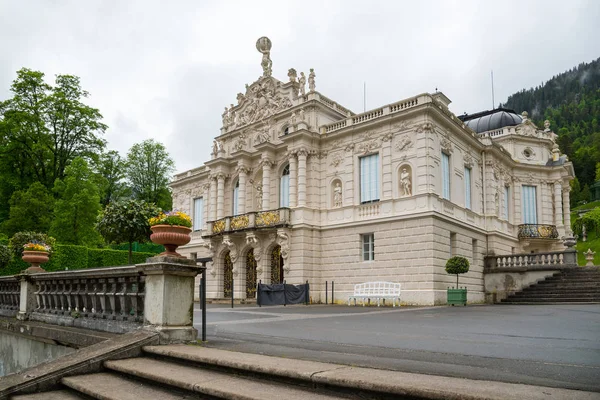 Ettal Allemagne Juin 2016 Linderhof Palace Est Château Bavière Dans — Photo