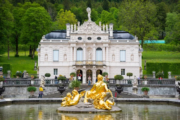 Ettal Alemanha Junho 2016 Palácio Linderhof Schloss Alemanha Sudoeste Baviera — Fotografia de Stock