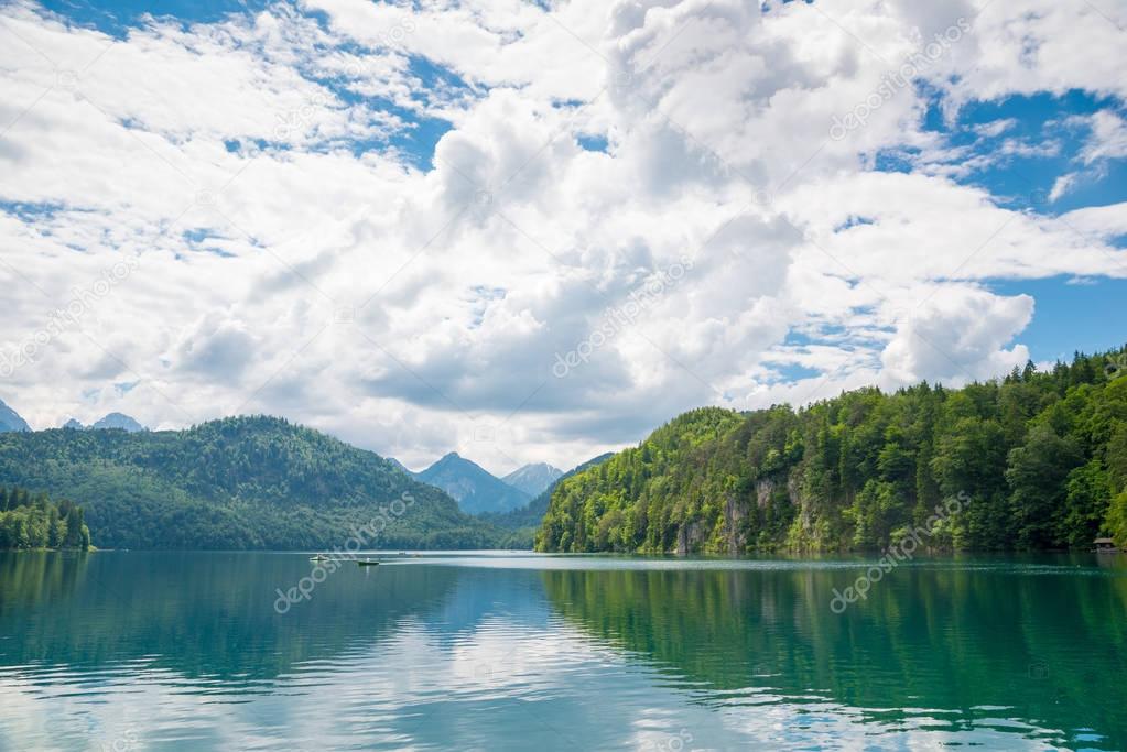 The Alpsee is a lake in Bavaria, Germany.