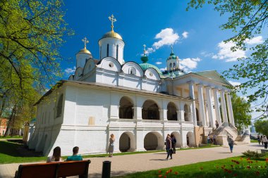 Spaso-Preobrazhensky Manastırı ortodox Kilisesi. Yaroslavl, Rusya Federasyonu.