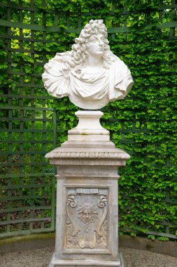 Sculpture in park of Linderhof Palace in Bavaria, Germany clipart