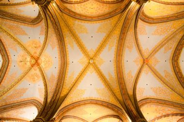 Budapeşte, Macaristan'da Matthias Kilisesi'nin tavan