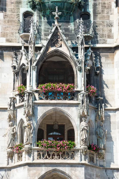 München Németország 2016 Június Városháza Épülete Marienplatz München Németország — Stock Fotó