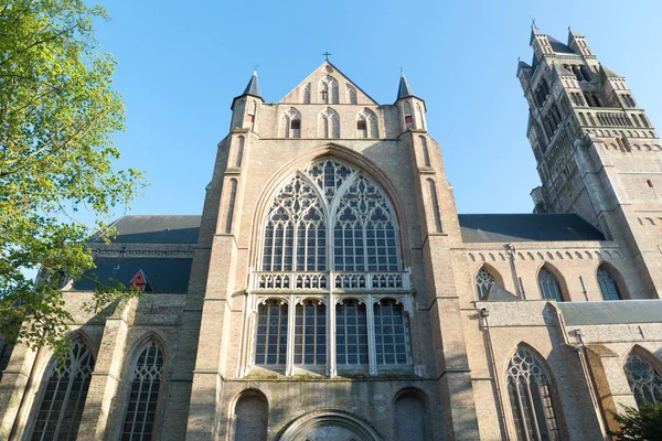 Catedral de San Salvador en Brujas, Bélgica — Foto de Stock