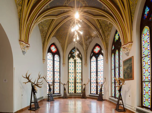 沃伊达奇在布达佩斯城堡的内部。农业的博物馆. — 图库照片
