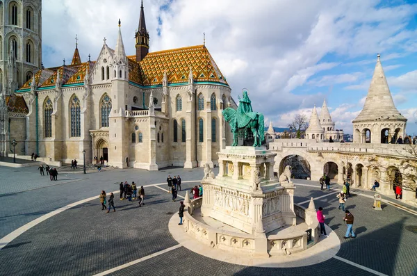 La Iglesia Matthias es una iglesia católica ubicada en Budapest, Hungría. . — Foto de Stock