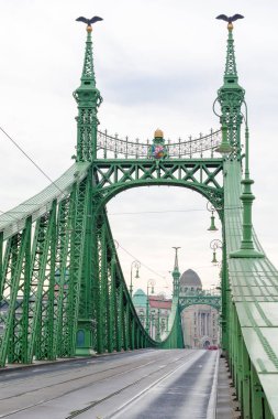 Özgürlük Köprüsü veya Özgürlük Köprüsü Budapeşte, Macaristan, Buda ve Pest bağlanır.