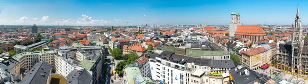 Aerial view of Munich in a summer day in Germany. — Stock Photo, Image