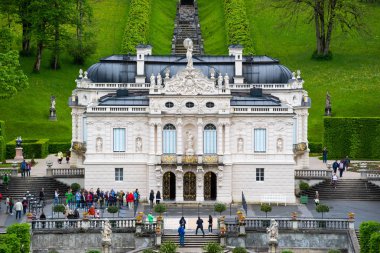 Linderhof Palace Bavyera Almanya, eski Kral Ludwig II kaleler