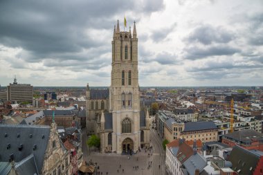 Saint Bavo Katedrali tarihi bölümünde, Gent, Belçika.