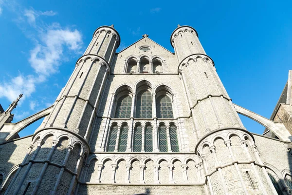 Salvator Katedrális Történelmi Város Bruges Belgium — Stock Fotó