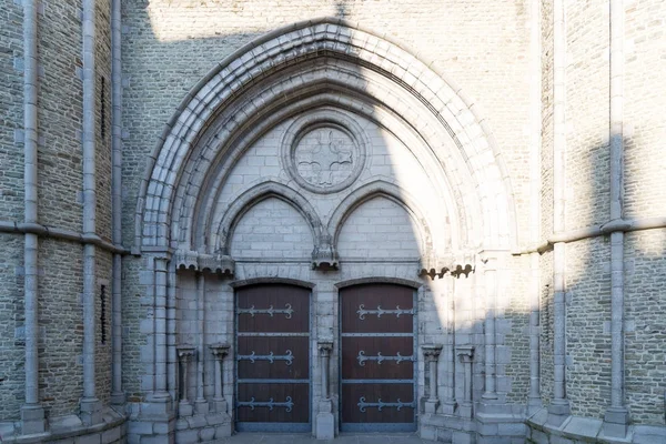 Salvator Cathedral Historiska Staden Brygge Belgien — Stockfoto