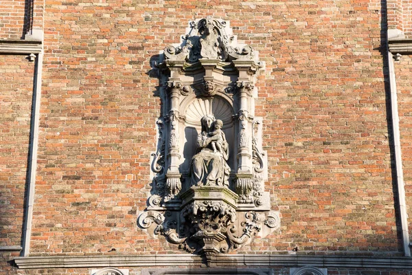 Detalj Den Belfort Van Brygge Grote Markt Centrum Brygge Belgien — Stockfoto