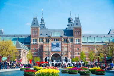 Amsterdam, Hollanda - 20 Nisan 2017: Amsterdam Amsterdam Müzesi