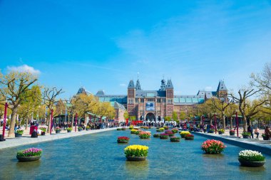 Amsterdam, Hollanda - 20 Nisan 2017: Amsterdam Amsterdam Müzesi