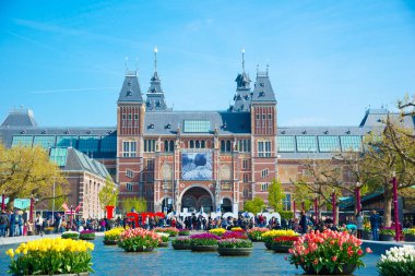 Amsterdam, Hollanda - 20 Nisan 2017: Amsterdam Amsterdam Müzesi