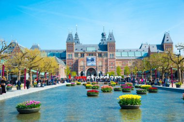 Amsterdam, Hollanda - 20 Nisan 2017: Amsterdam Amsterdam Müzesi