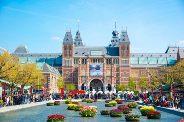 Amsterdam, Hollanda - 20 Nisan 2017: Amsterdam Amsterdam Müzesi