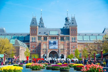 Amsterdam, Hollanda - 20 Nisan 2017: Amsterdam Amsterdam Müzesi