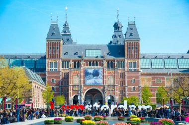 Amsterdam, Hollanda - 20 Nisan 2017: Amsterdam Amsterdam Müzesi