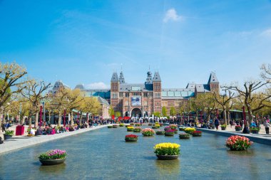 Amsterdam, Hollanda - 20 Nisan 2017: Amsterdam Amsterdam Müzesi