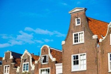Amsterdam, Hollanda beguinage ünlü cephe.
