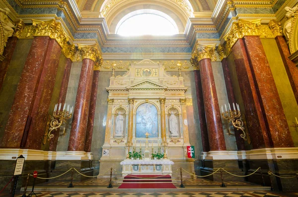 Budapest Ungern Ungern 2016 Inredning Den Romerska Katolska Kyrkan Stephens — Stockfoto