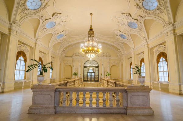 Budapest Ungheria Febbraio 2016 Interno Del Castello Vajdahunyad Budapest Una — Foto Stock