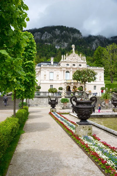 Linderhof Duitsland Juni 2016 Paleis Linderhof Een Kasteel Het Zuidwesten — Stockfoto