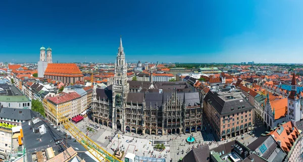 Munich Germany June 2016 Aerial View Munich City Center Tower — Stock Photo, Image