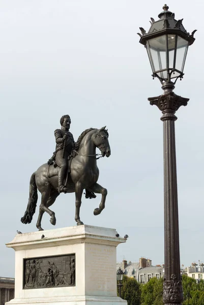 Paris Sept 2014 Equestrian Statue Henri Paris France — Stock Photo, Image