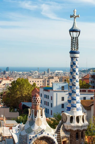 Барселона Іспанія Вересня 2014 Парк Гелл Від Архітектора Антоні Гауді — стокове фото