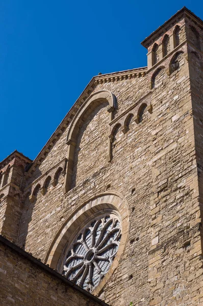 Bazylika Santa Maria Novella Widok Dworca Kolejowego Florencja Włochy — Zdjęcie stockowe