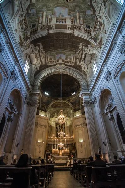 Florenz Italien April 2013 Innenraum Der Santa Maria Del Carmine — Stockfoto