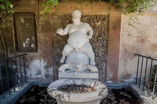 Fontaine Morgant Nain Par Valerio Cigoli Dans Les Jardins Boboli — Photo