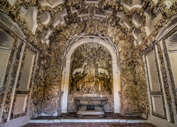 Interior Grotto Madma Boboli Gardens Florence Tuscany Italy — Stock Photo, Image