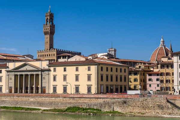 Florencka Izba Handlowa Camera Commercio Firenze Wieża Starego Pałacu Palazzo — Zdjęcie stockowe