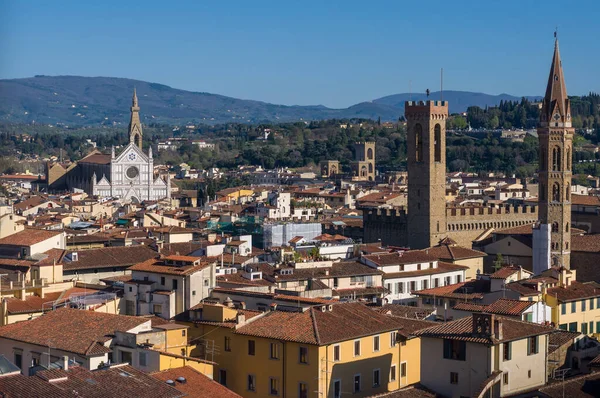 Basilica Santa Croce Bazilika Kříže Hlavním Františkánským Kostelem Palazzo Del — Stock fotografie