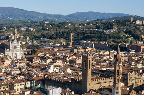 Basilica Santa Croce Bazilika Kříže Hlavním Františkánským Kostelem Palazzo Del — Stock fotografie