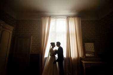 mutlu lüks gelin ve damat